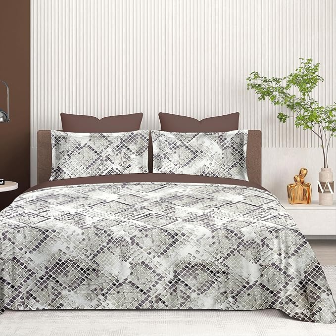 Anameria Premium King Size Bedsheet (108" x 108") - 400 TC