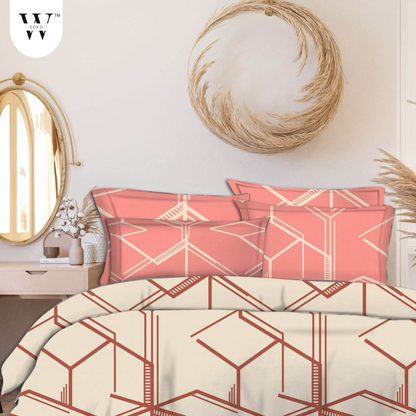 Crezia Premium King Size Bedsheet (108" x 108") - 400 TC