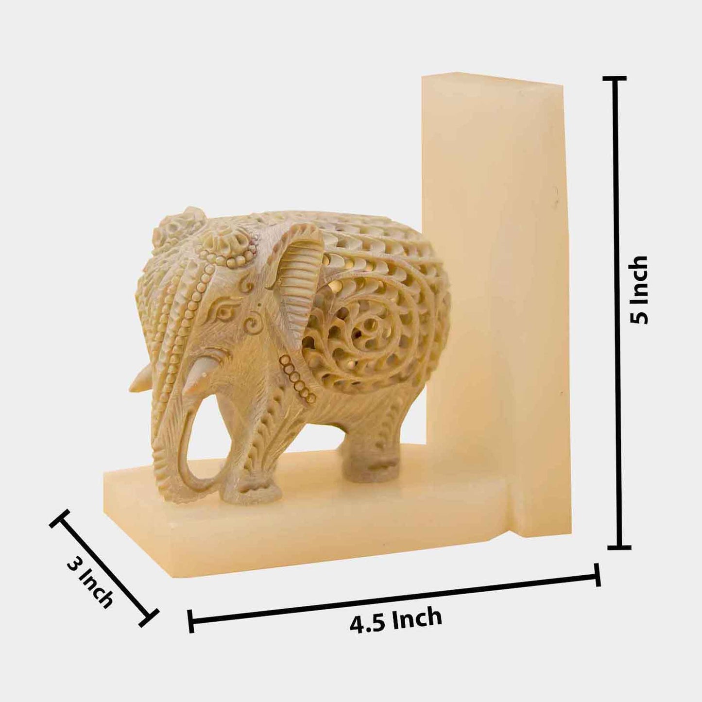 Elmer Elephant Marble Bookends