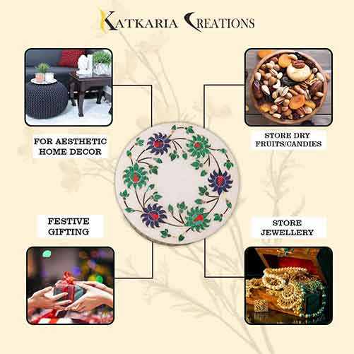 Hermosa Marble Jewellery Box