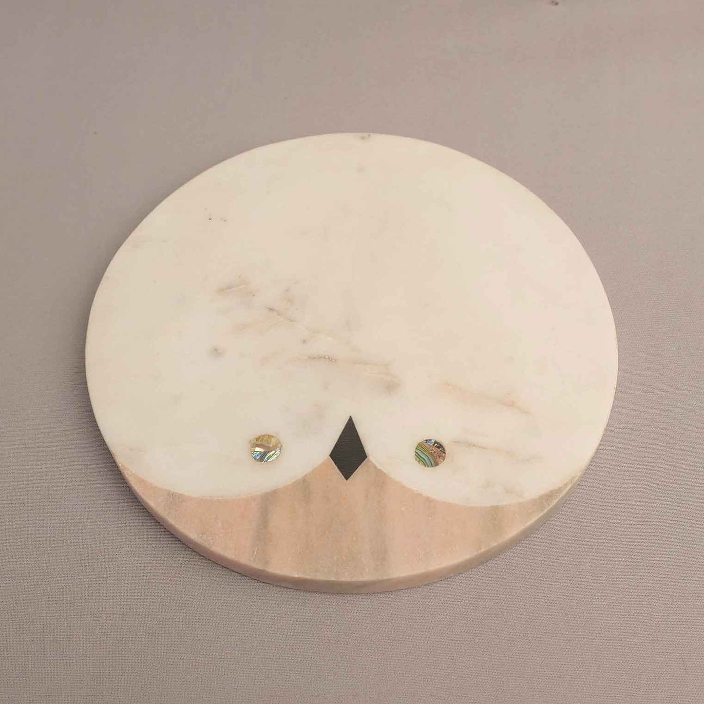 Marble Owl Cheese Board (Marble and Semi Precious Stone)