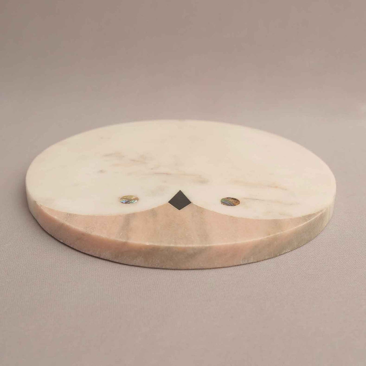 Marble Owl Cheese Board (Marble and Semi Precious Stone)