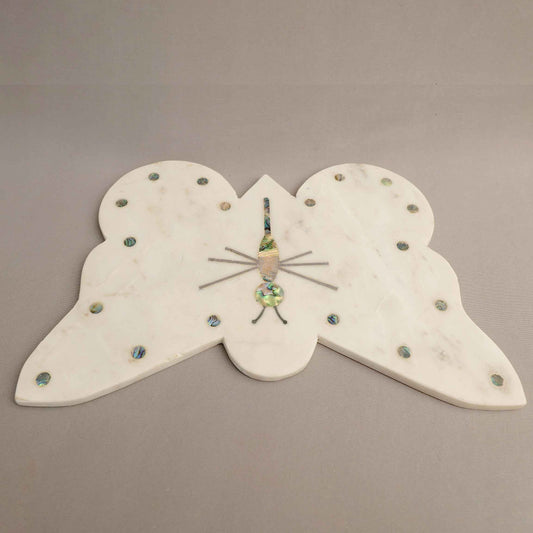 Butterfly Marble Cheese Board (Marble and Semi Precious Stone)