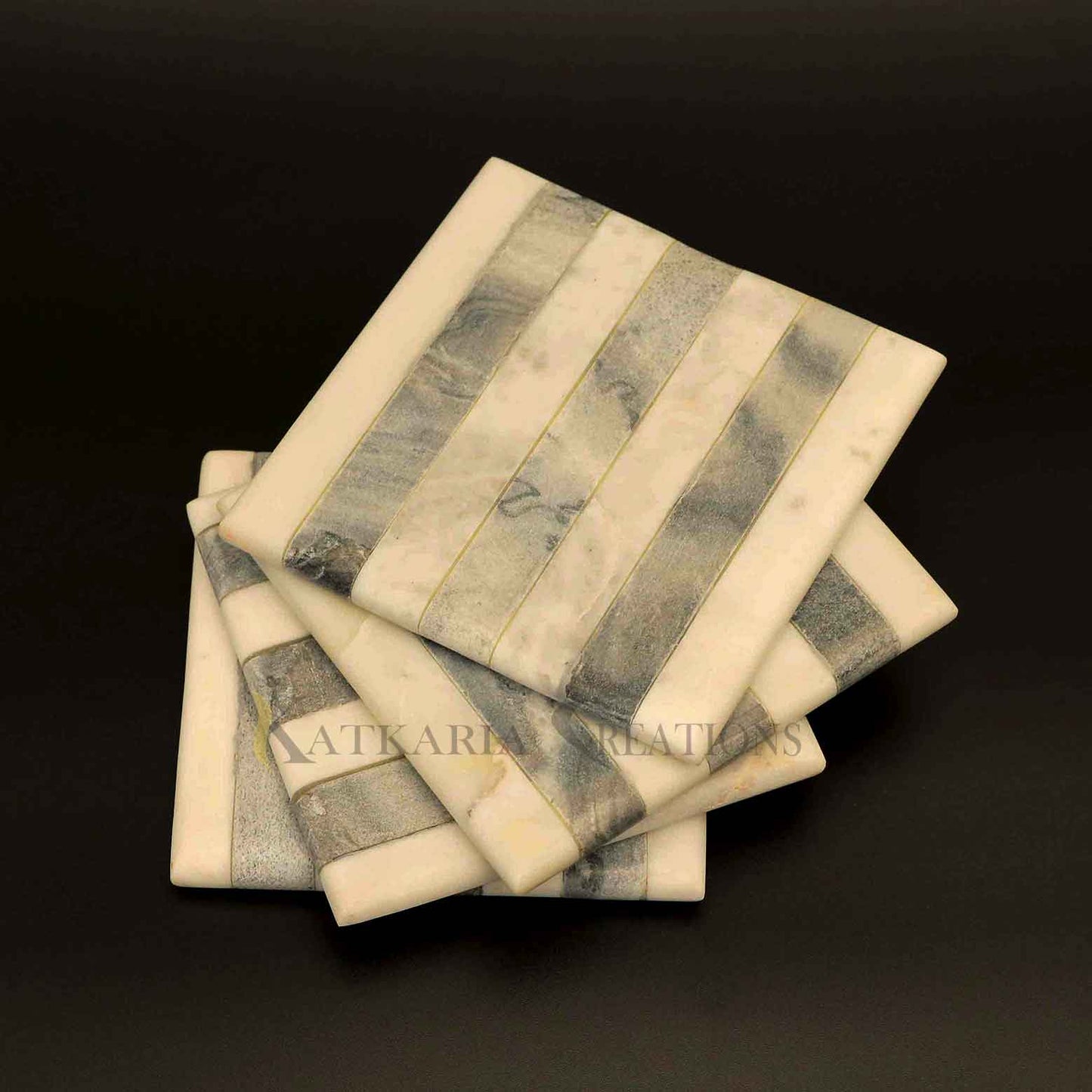 Marble & Kayampura Coasters Set of 4 (Marble & Kayampura)