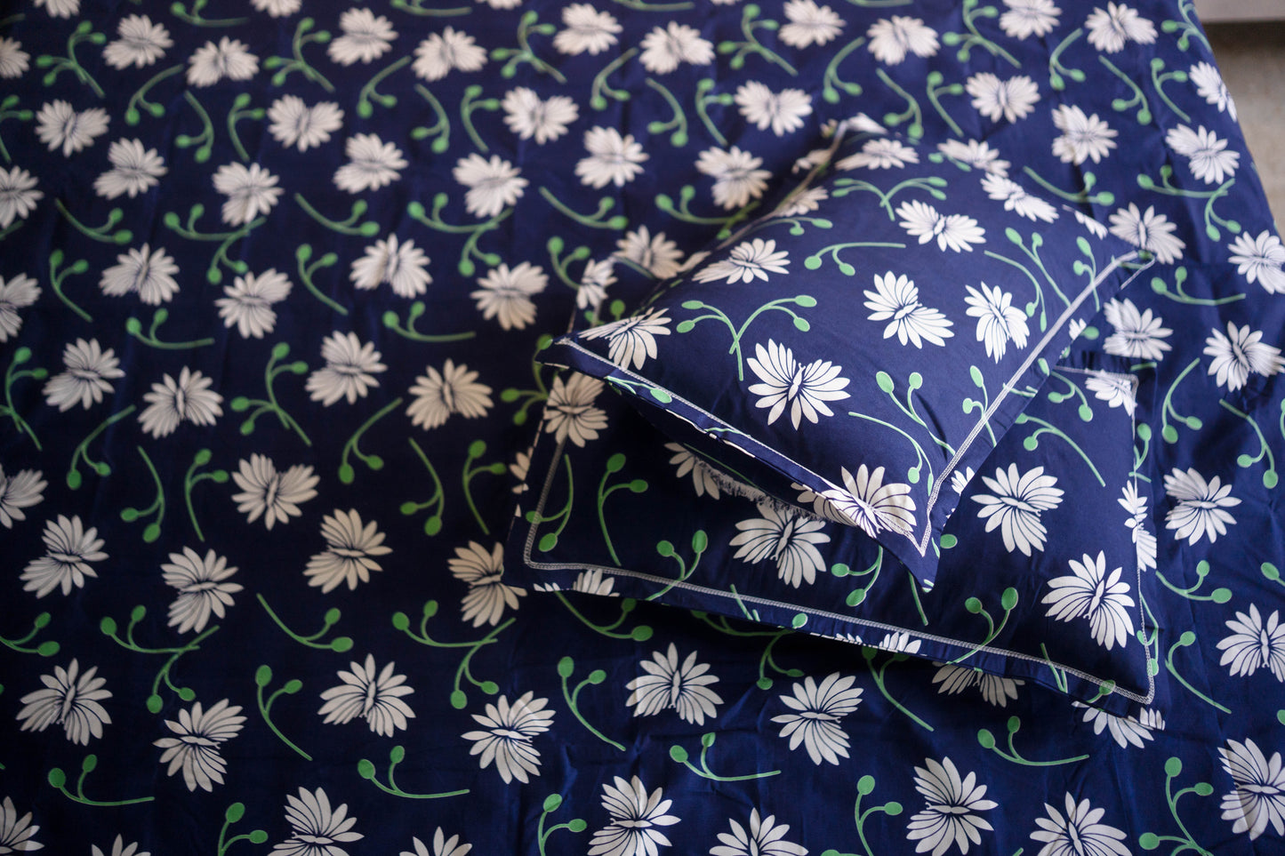 Orinelle Premium Double Bedsheet (90" x 100") - 300 TC