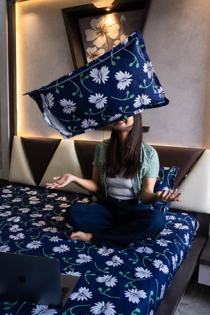 Essenza Premium Double Bedsheet (90" x 100") - 400 TC