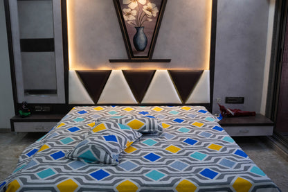 Estelle Premium Double Bedsheet (90" x 100") - 400 TC