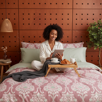 Senorita Premium King Size Bedsheet (108" x 108"): 400 TC