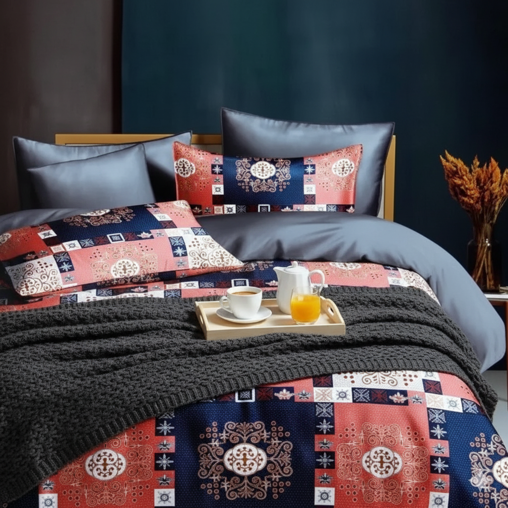 Ambrivia Premium King Size Bedsheet (108" x 108") - 400 TC