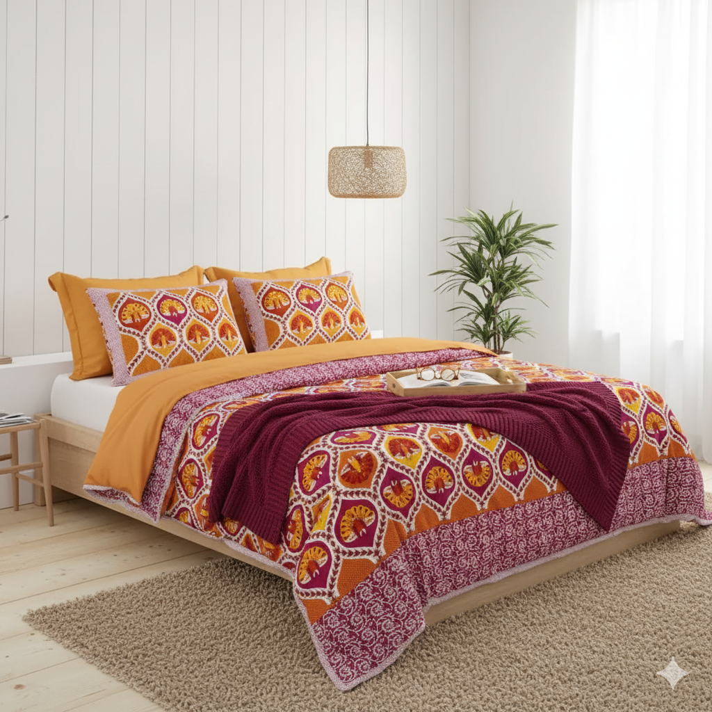 Jaipuri Block Print - King Size (108 x 108)