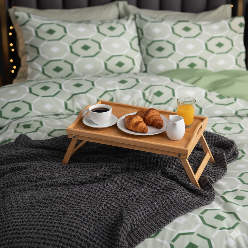 Ventovra Premium King Size Bedsheet (108" x 108") - 400 TC