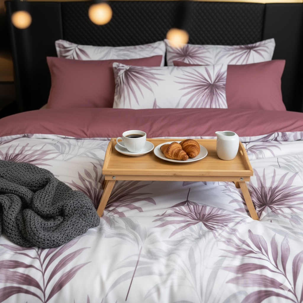 Bloom Premium King Size Bedsheet (108" x 108")- 400TC