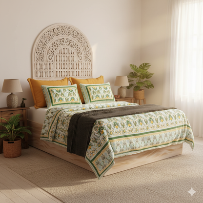 Jaipuri Block Print - King Size (108 x 108)