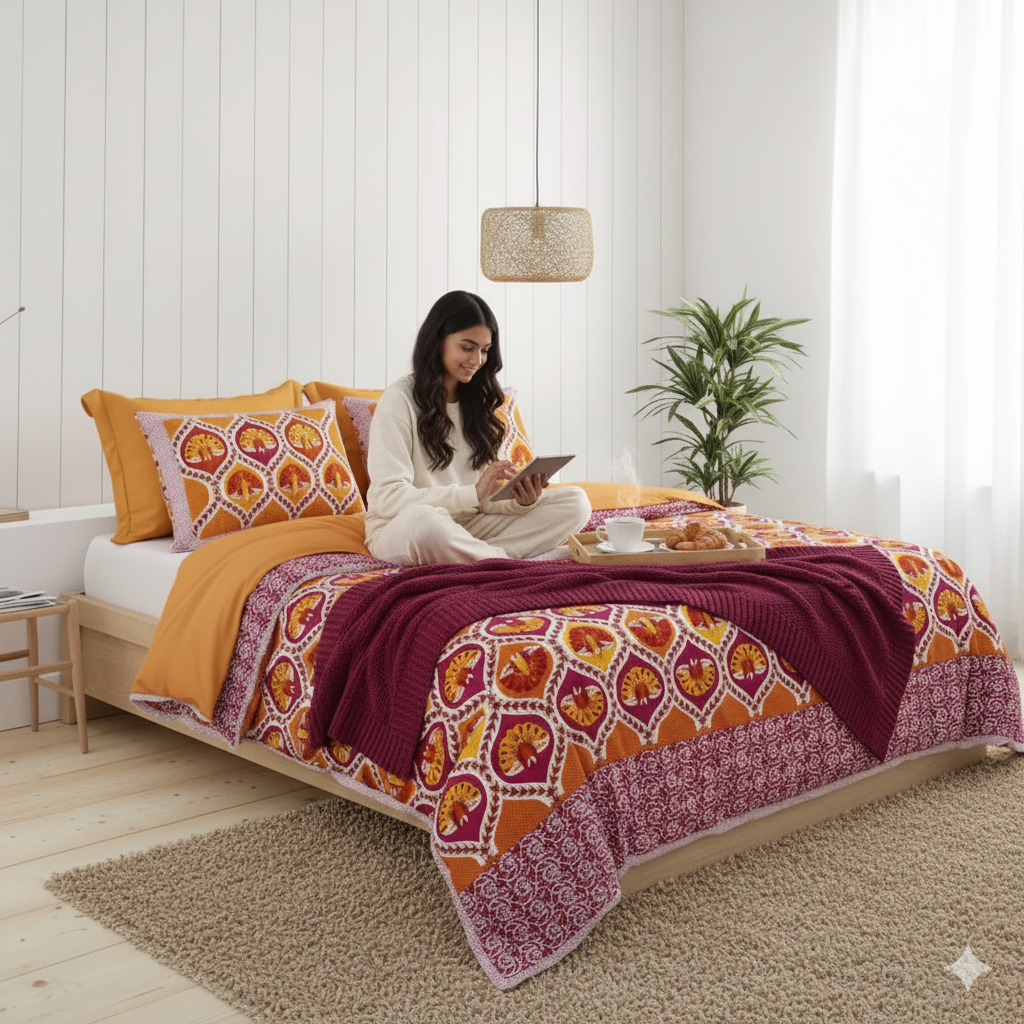 Jaipuri Block Print - King Size (108 x 108)