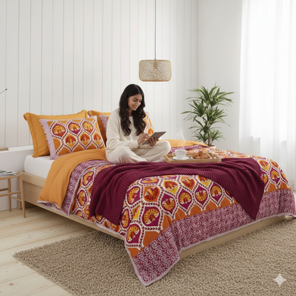 Jaipuri Block Print - King Size (108 x 108)