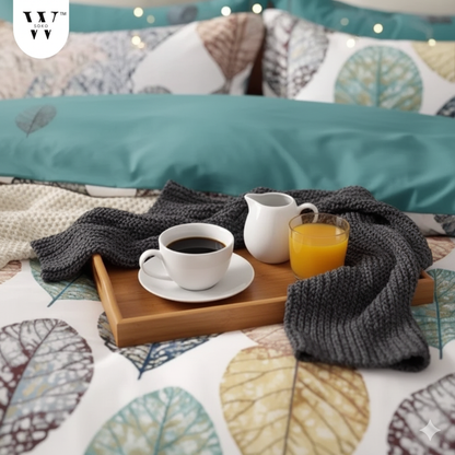 Clarenthae Premium King Size Bedsheet (108" x 108") - 400 TC