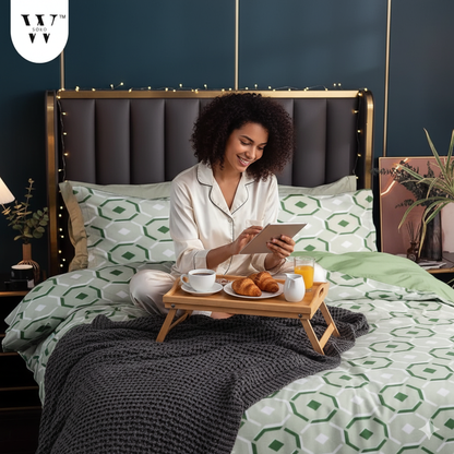 Ventovra Premium King Size Bedsheet (108" x 108") - 400 TC