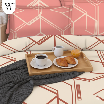 Crezia Premium King Size Bedsheet (108" x 108") - 400 TC