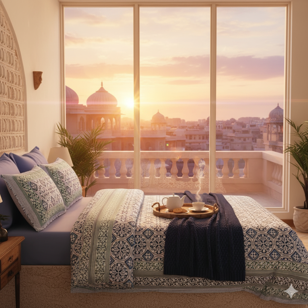 Jaipuri Block Print - King Size (108 x 108)