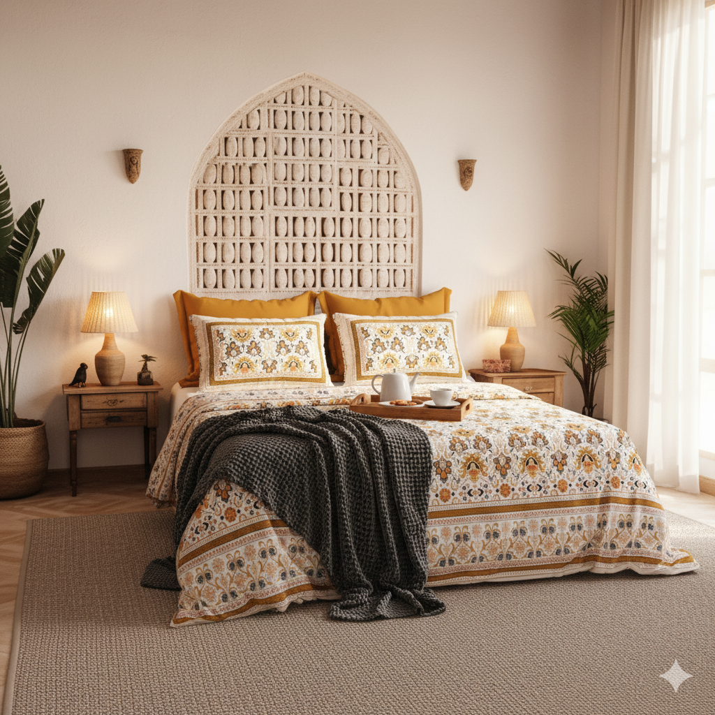 Jaipuri Block Print - King Size (108 x 108)