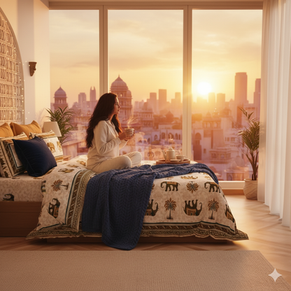 Jaipuri Block Print - King Size (108 x 108)