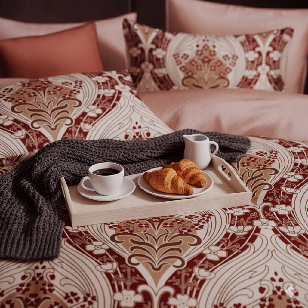 Florenza Premium King Size Bedsheet (108" x 108"): 400 TC