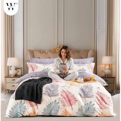 Aurellith Premium King Size Bedsheet (108" x 108") - 400 TC