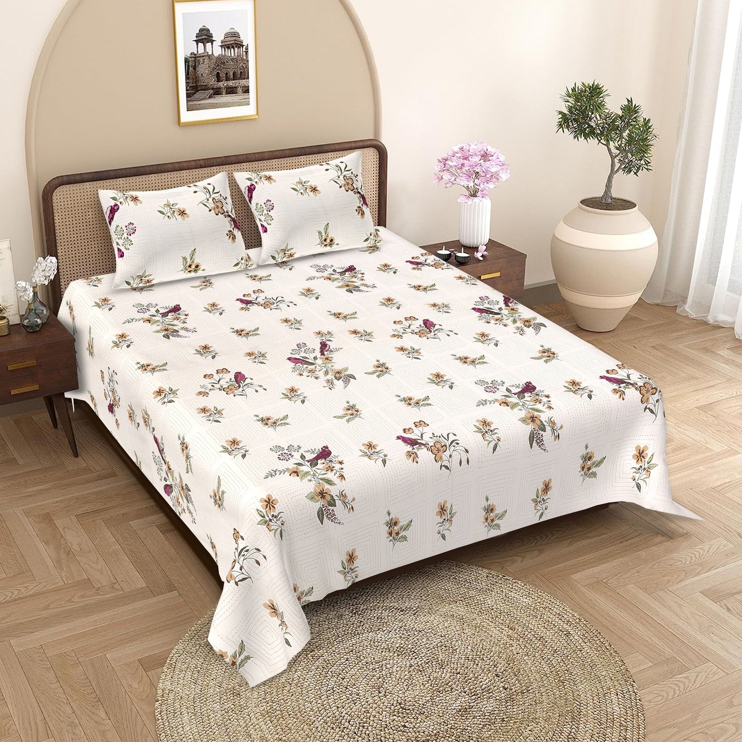 Jaipuri Block Print - King Size (108 x 108)