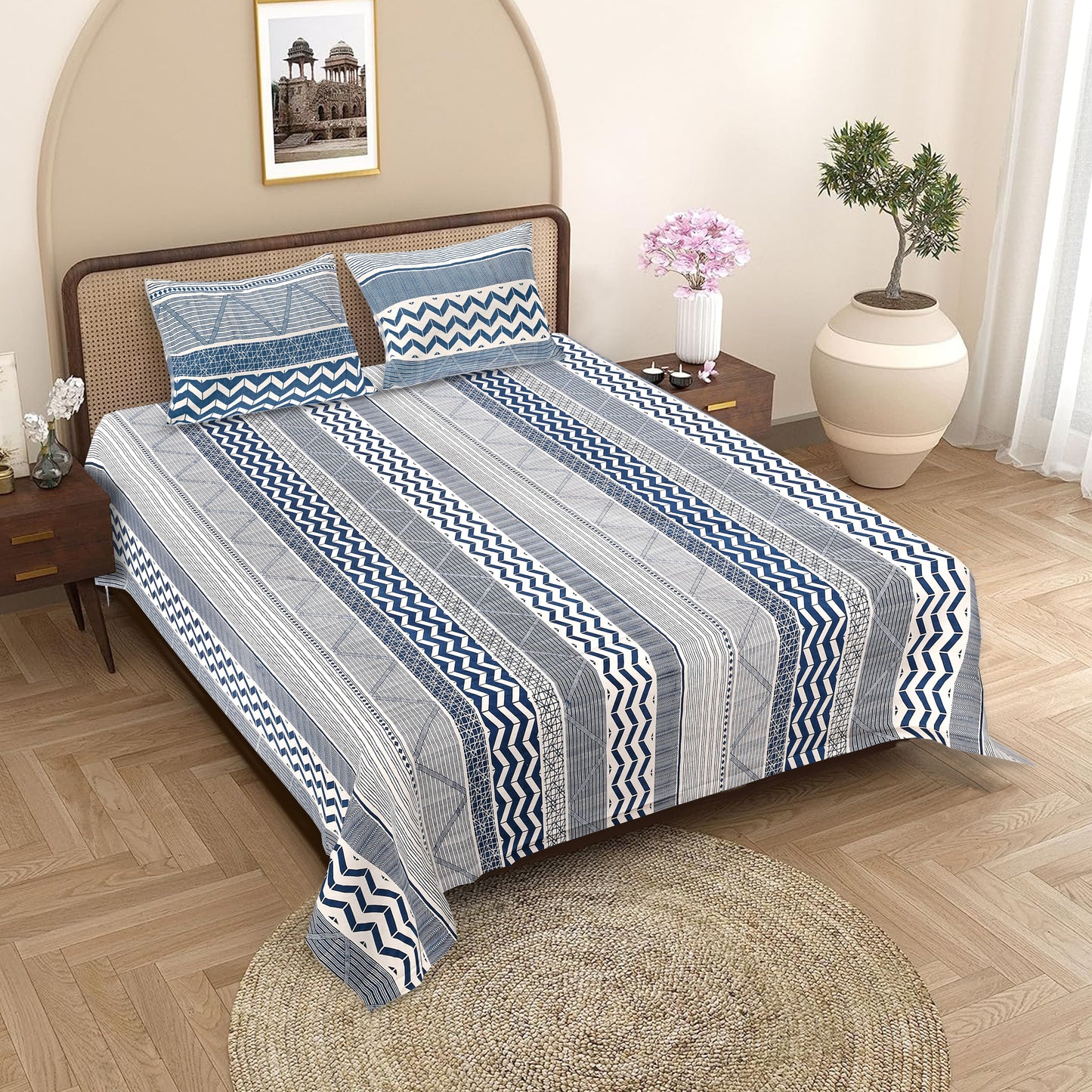 Jaipuri Block Print - King Size (108 x 108)