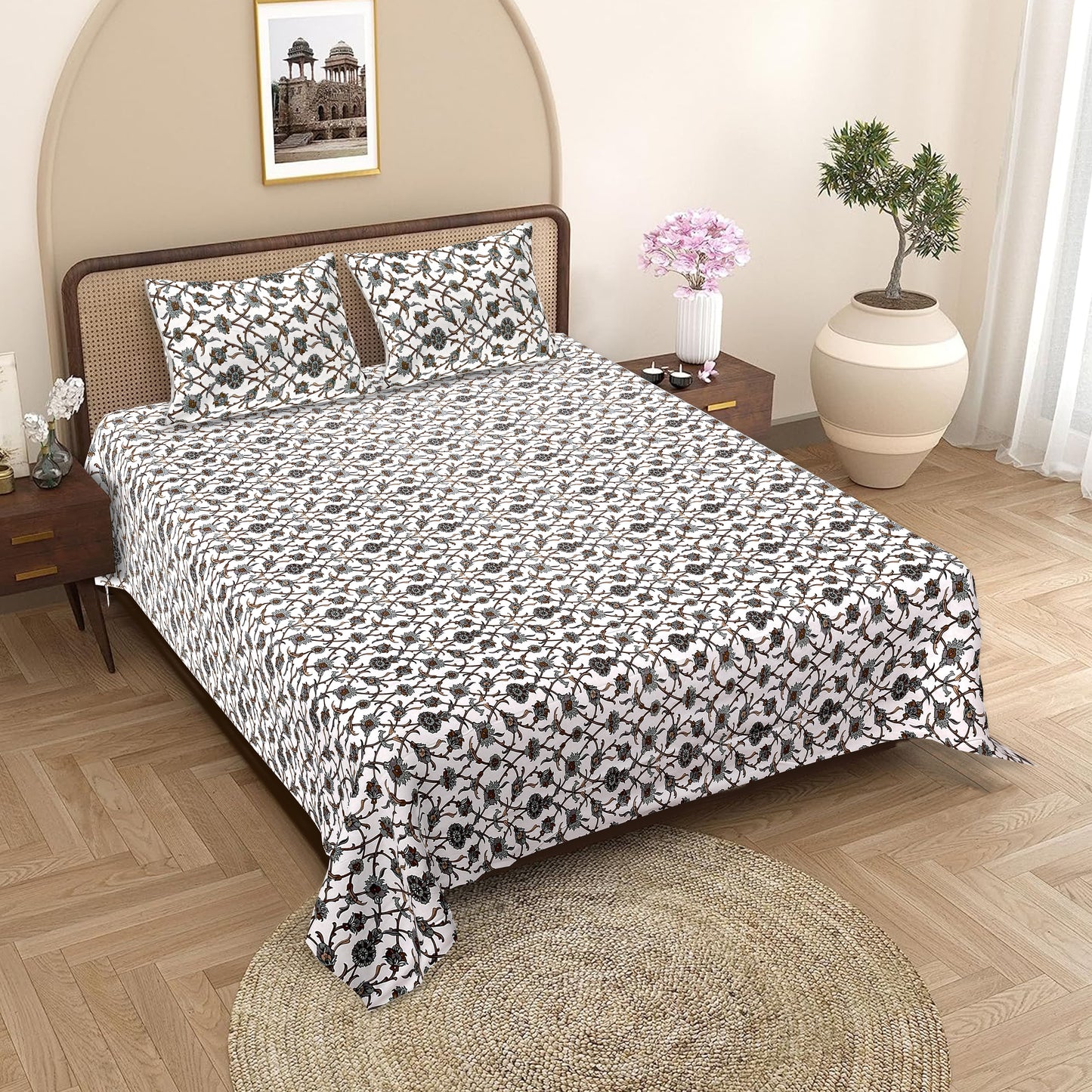 Jaipuri Block Print - King Size (108 x 108)