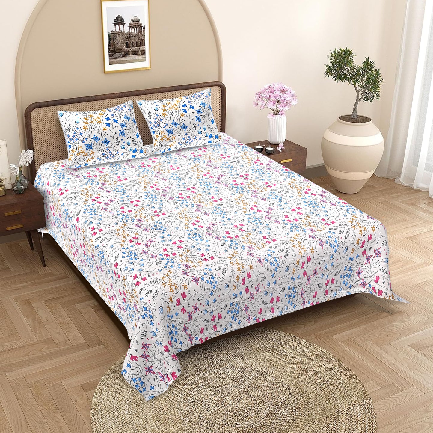 Jaipuri Block Print - King Size (108 x 108)