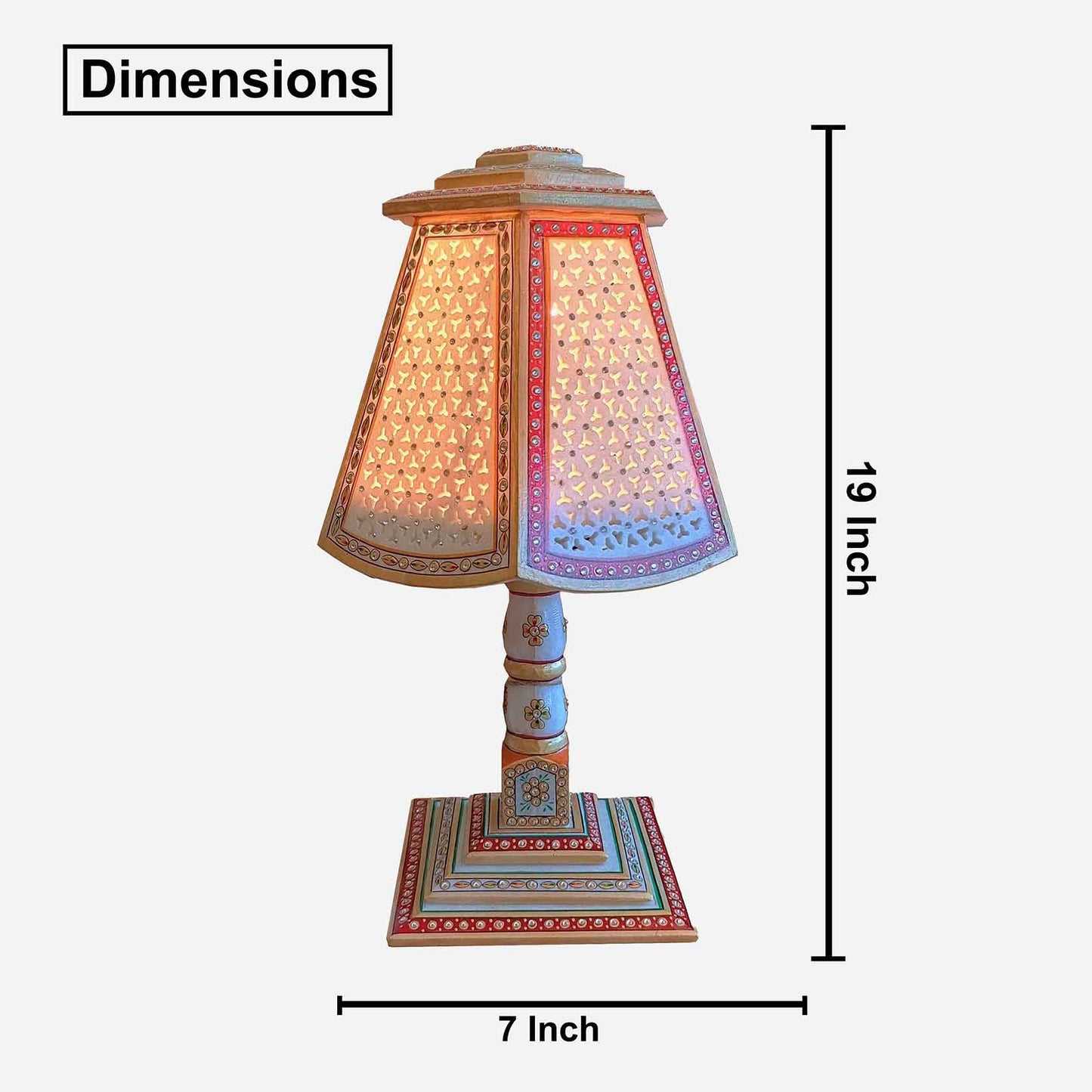 Rajasthani Marble Table Lamp