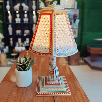 Rajasthani Marble Table Lamp