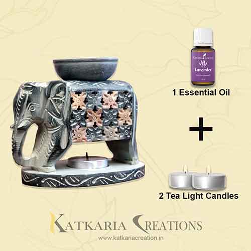 Chess Elephant Aroma Oil Diffuser (Italy Paleva Stone)