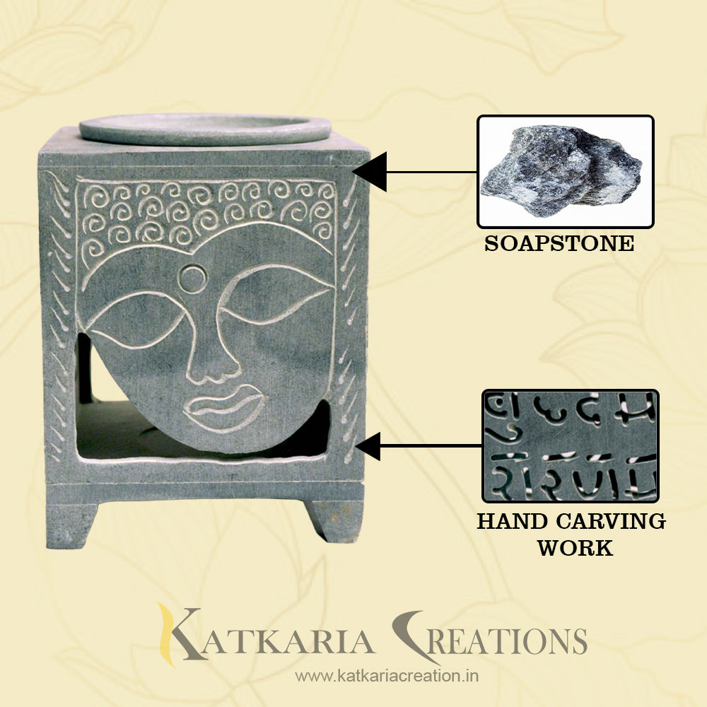 Buddha Aroma Oil Diffuser (Italy Paleva Stone)