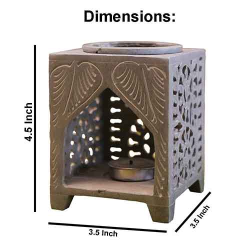 Floral Oil Diffuser (Italy Paleva Stone)