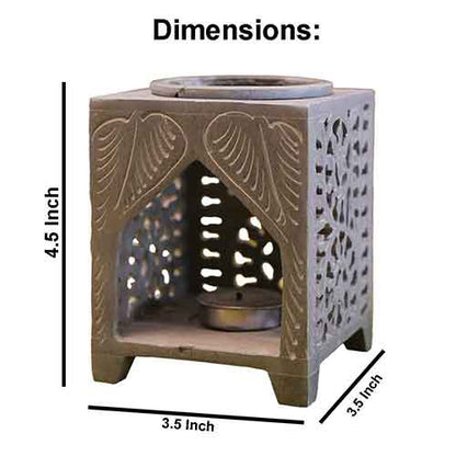 Floral Oil Diffuser (Italy Paleva Stone)