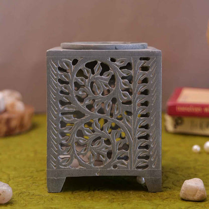 Floral Oil Diffuser (Italy Paleva Stone)