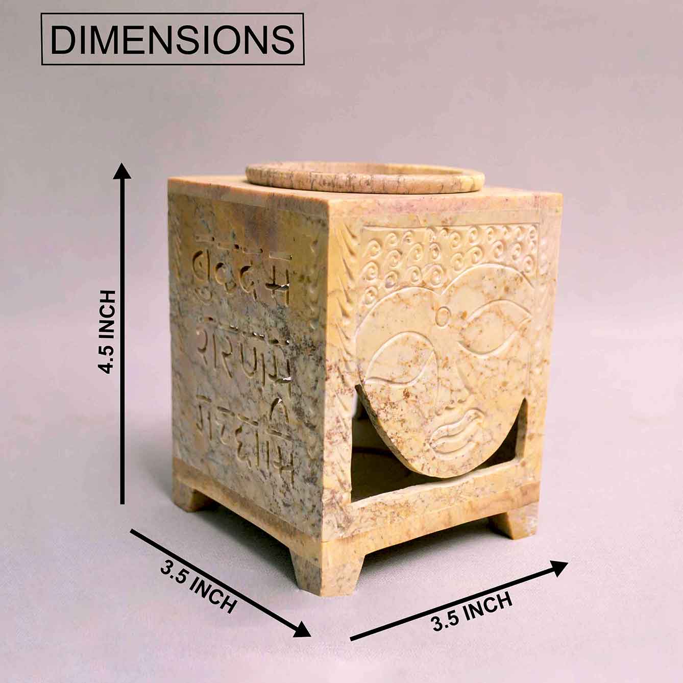 Buddha Aroma Oil Diffuser (Marble Soapstone)