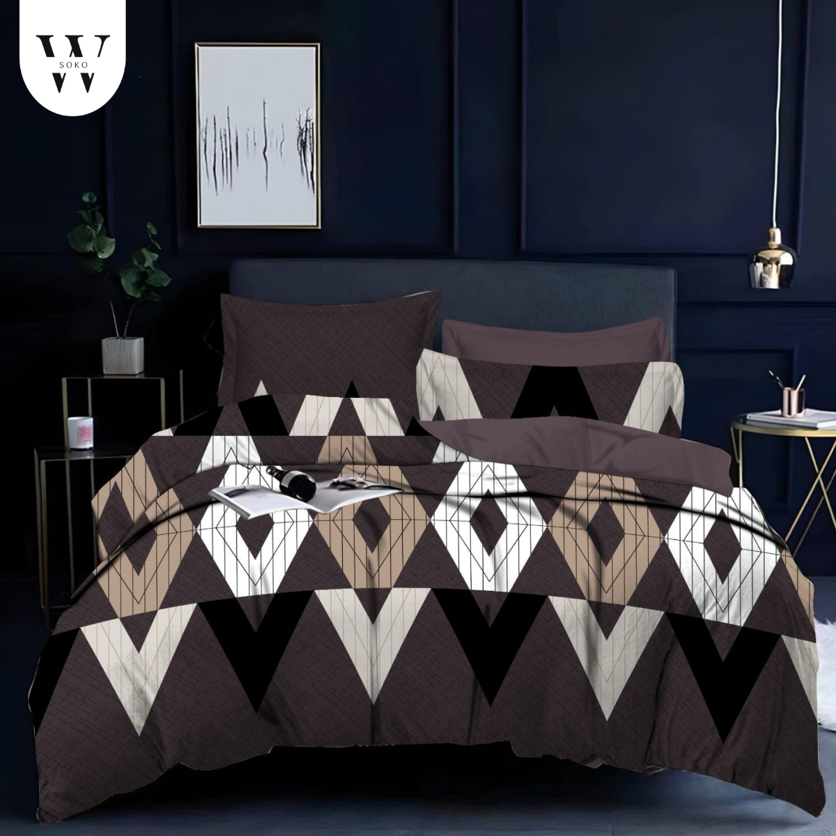 Melvoria Premium Double Bedsheet (90" x 100") - 300 TC