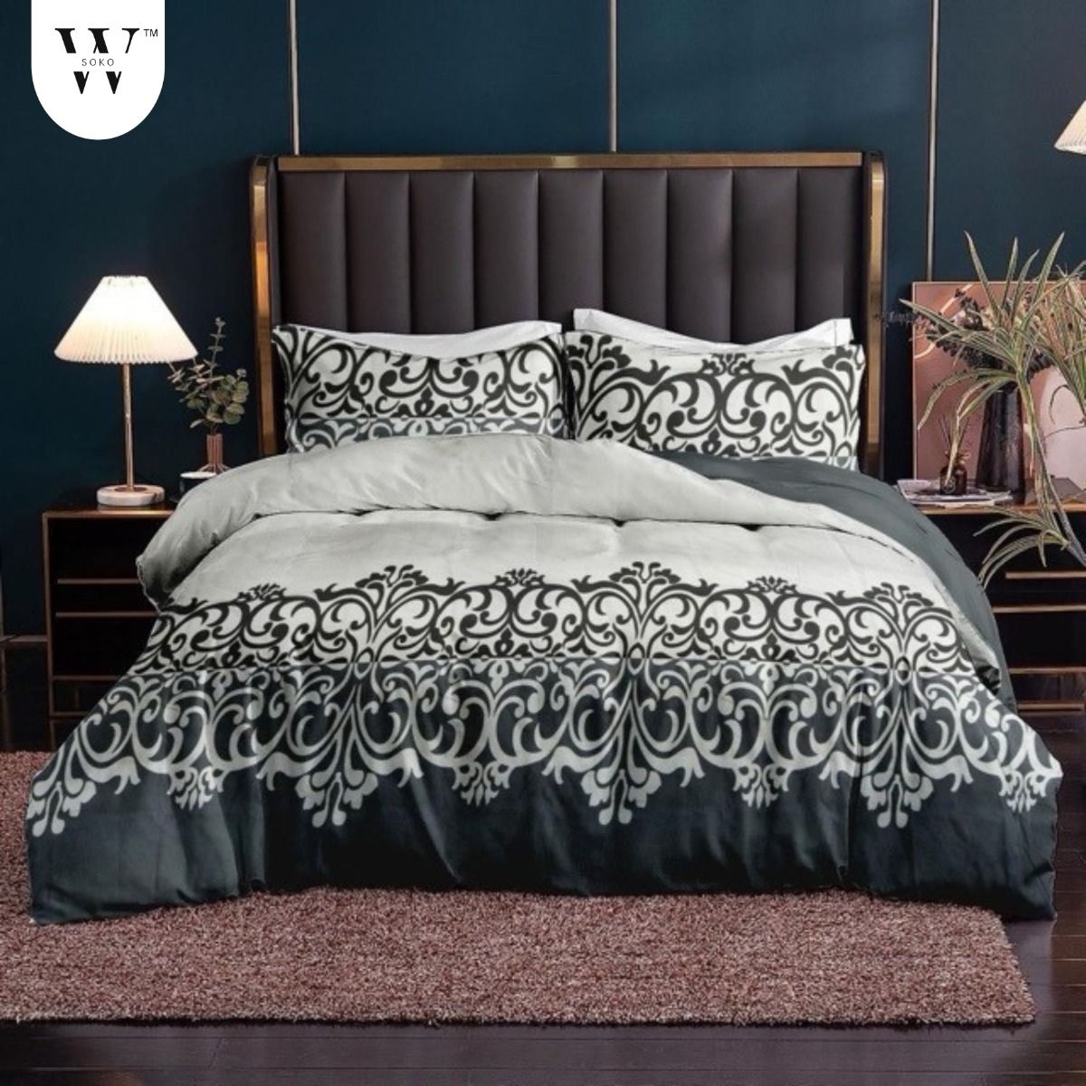 Orviana Premium Double Bedsheet (90" x 100") - 300 TC