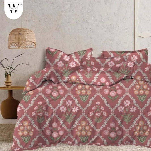 Aureva Premium Double Bedsheet (90" x 100") - 300 TC