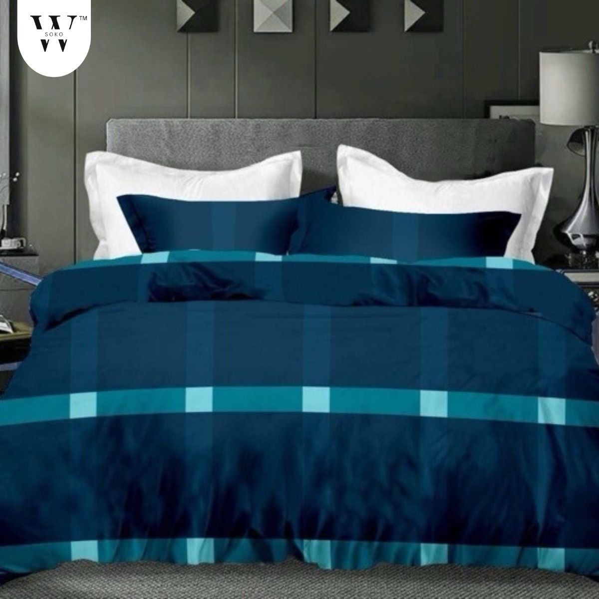 Savrisse Premium Double Bedsheet (90" x 100") - 300 TC