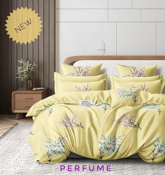 Clarvessa Premium Queen Size Bedsheet (90" x 100") 300 TC