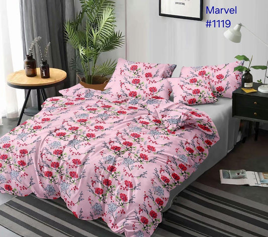 Elenique Premium Queen Size Bedsheet (90" x 100") 300 TC