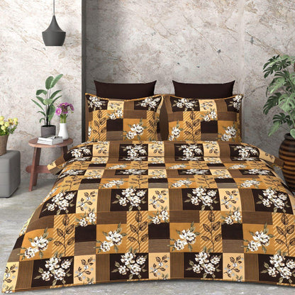 Novyella Premium Queen Size Bedsheet (90" x 100") - 300 TC