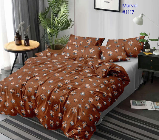 Orlinna Premium Queen Size Bedsheet (90" x 100") 300 TC