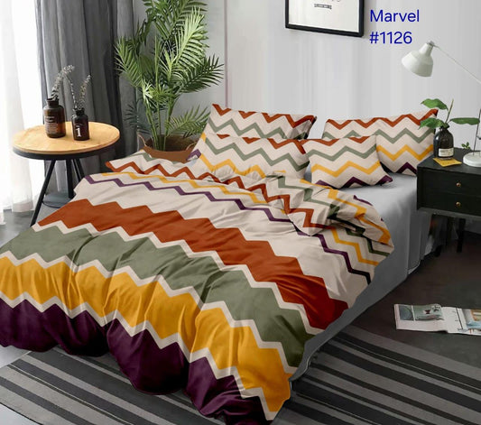 Elonia Premium Queen Size Bedsheet (90" x 100") - 400 TC