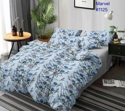 Estaviah Premium Queen Size Bedsheet (90" x 100") 300 TC