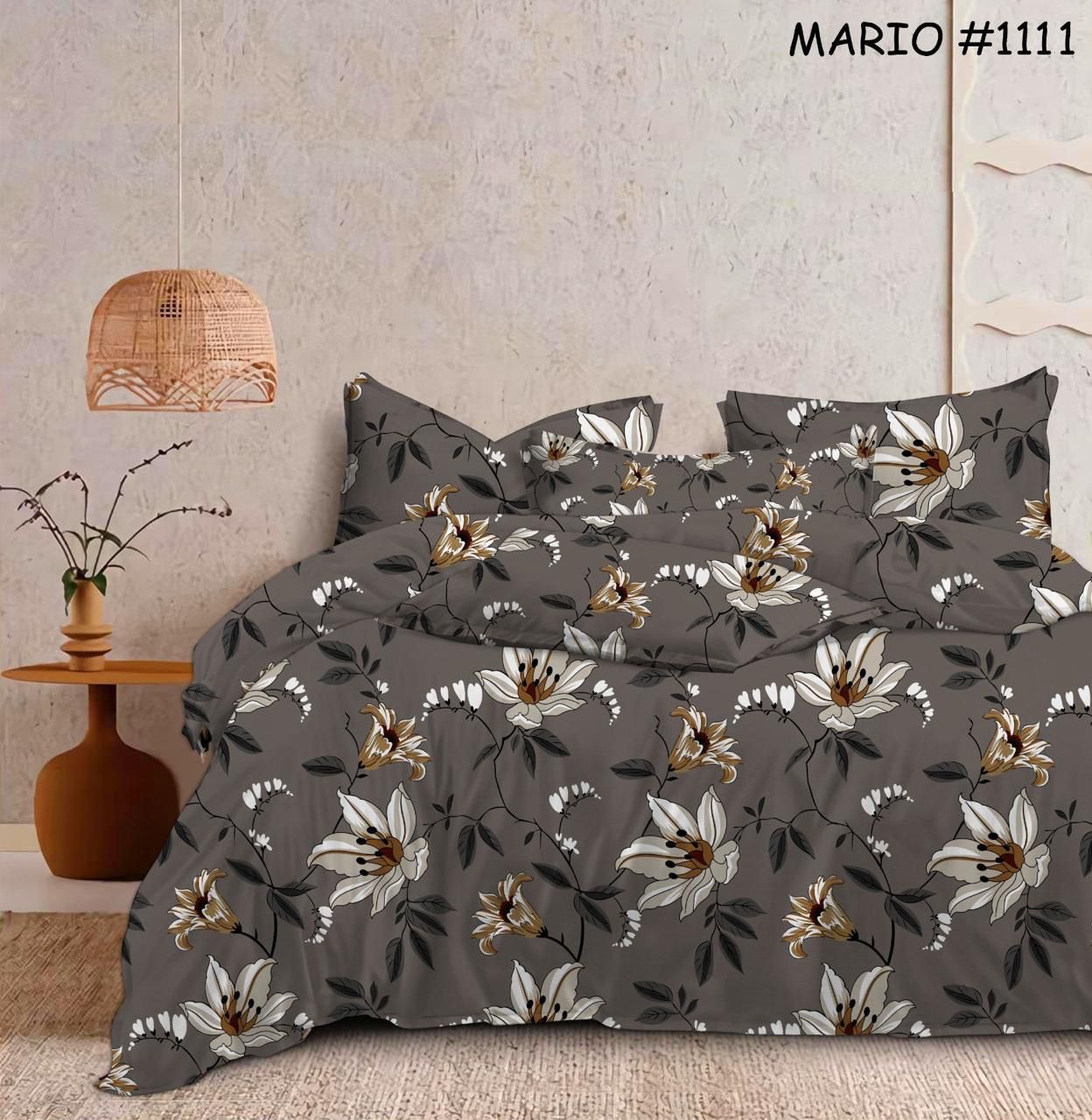 Opellia Premium Queen Size Bedsheet (90" x 100") 300 TC